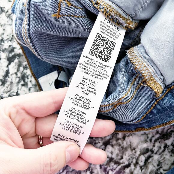 Frame Le High Skinny Jeans in Hart - Picture 9 of 9